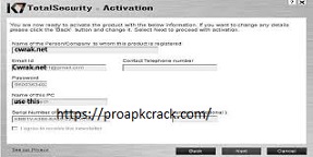 K7 Total Security 16.0.0337 Crack