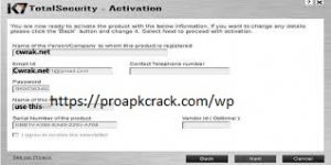 K7 TotalSecurity 16.0.0367 Crack