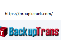 BackupTrans 3.6.11.78 Crack