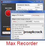 Max Recorder 2.8.0.0 Crack