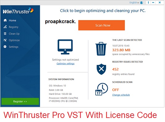 WinThruster Pro VST 7.5.0 Crack