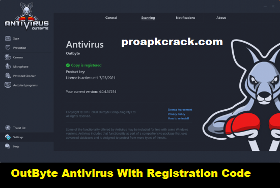 OutByte Antivirus 4.0.7.59141 Crack
